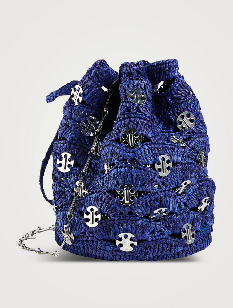 Raffia Bucket Bag