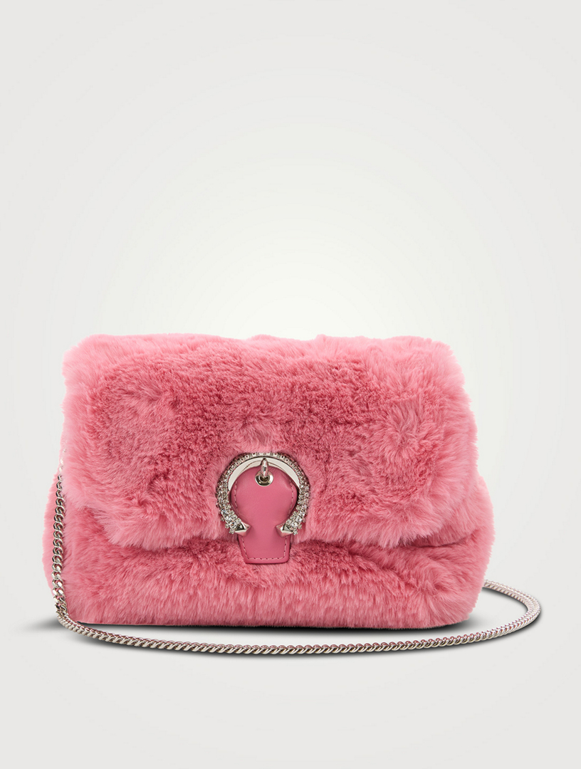 JIMMY CHOO Madeline Faux Fur Crossbody Bag | Holt Renfrew