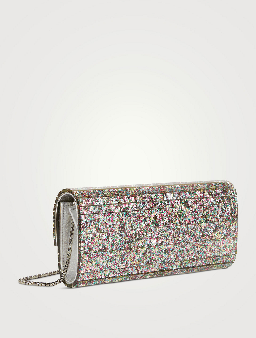 JIMMY CHOO Sweetie Glitter Acrylic Clutch | Holt Renfrew