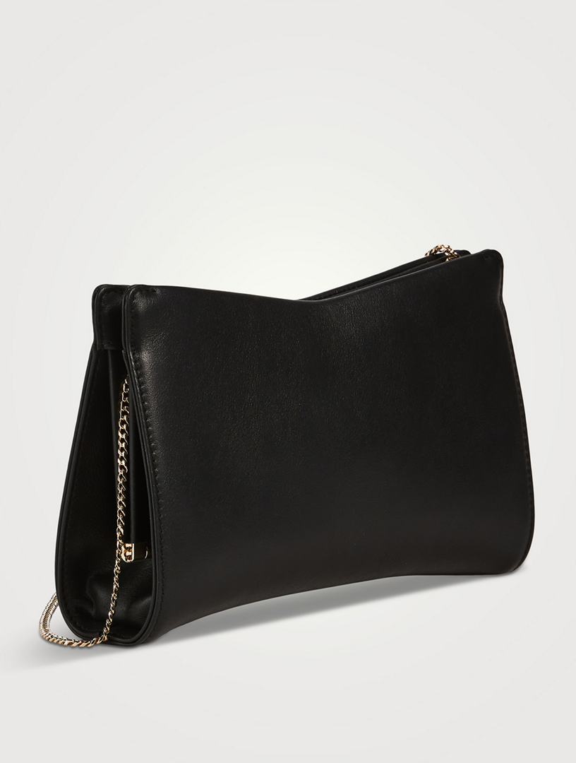 JIMMY CHOO Venus Leather Clutch Holt Renfrew