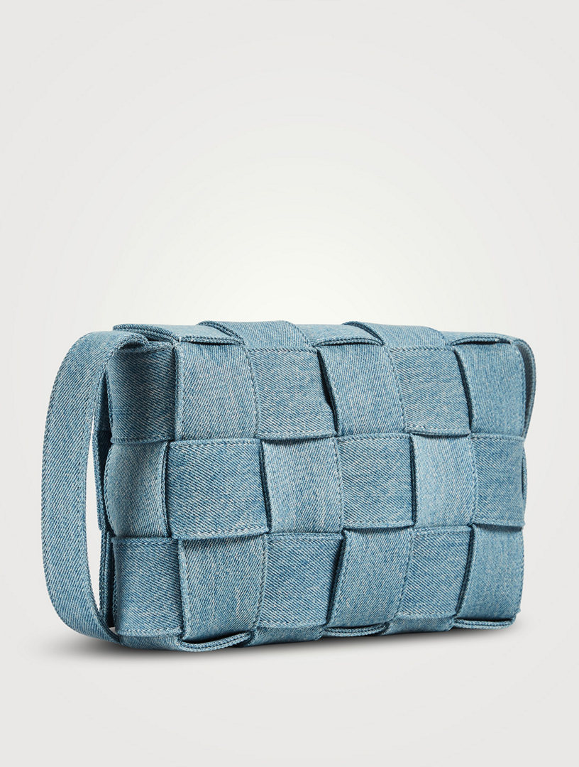 BOTTEGA VENETA Cassette Denim Crossbody Bag | Holt Renfrew
