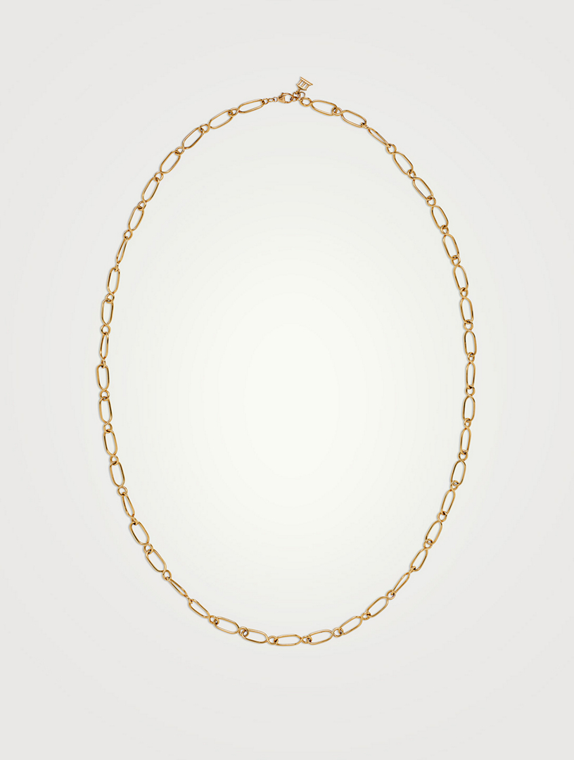 18K Gold River Chain Necklace