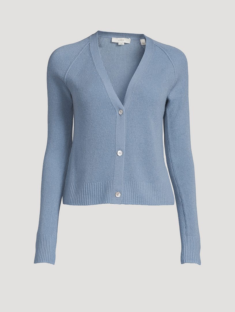 Ribbed Cashmere Cardigan