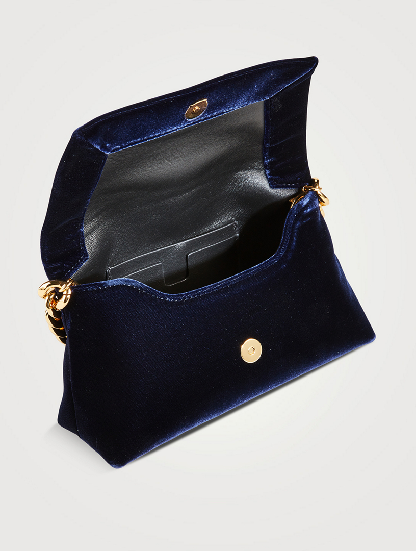 Tom Ford Tf Velvet Chain Bag In Black, ModeSens