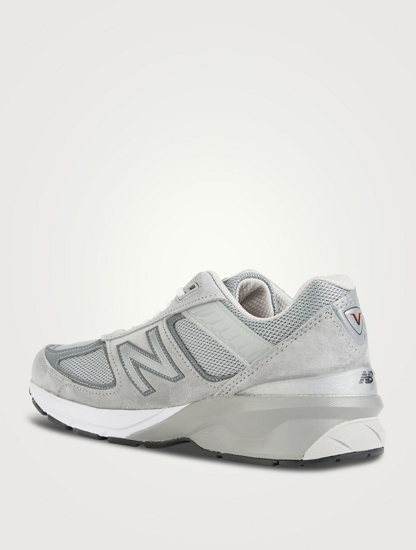 NEW BALANCE Made In US 990v5 Suede And Mesh Sneakers | Holt Renfrew