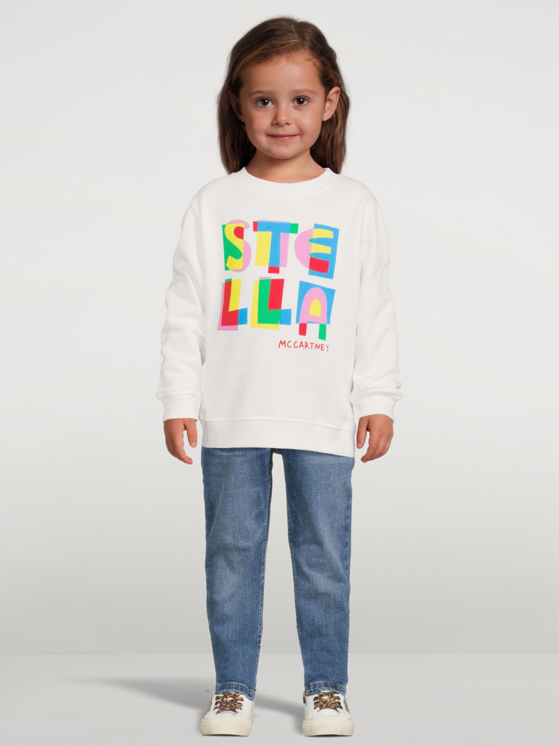 STELLA MCCARTNEY Cotton Sweatshirt With Abstract Logo Print | Holt