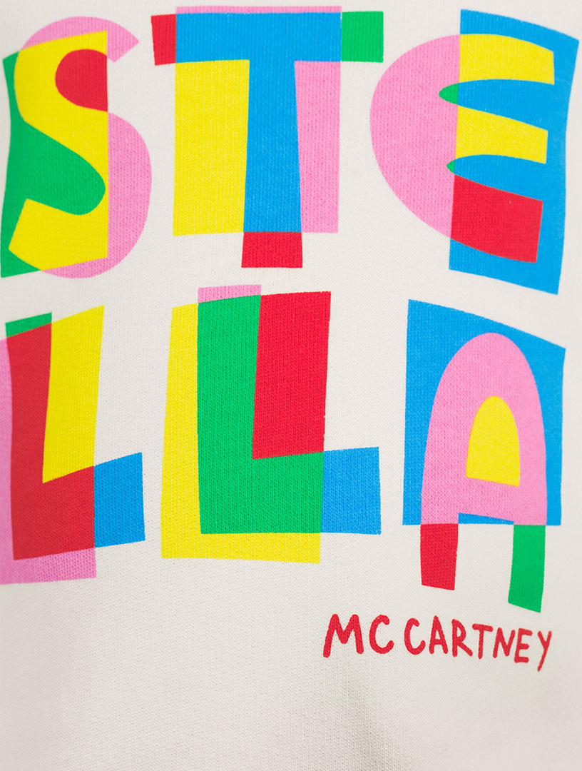 STELLA MCCARTNEY Cotton Sweatshirt With Abstract Logo Print | Holt