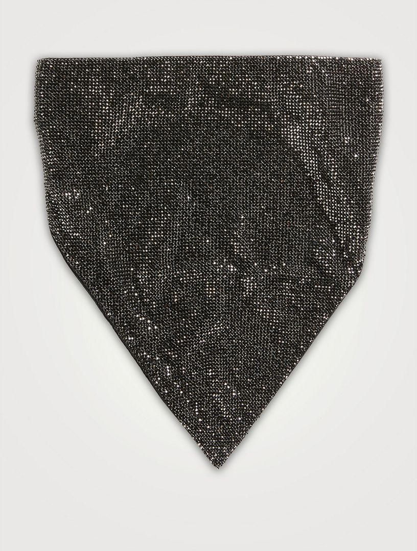 Kara Crystal Mesh Headscarf Kara Crystal Mesh Headscarf In Silver | ModeSens main image 2