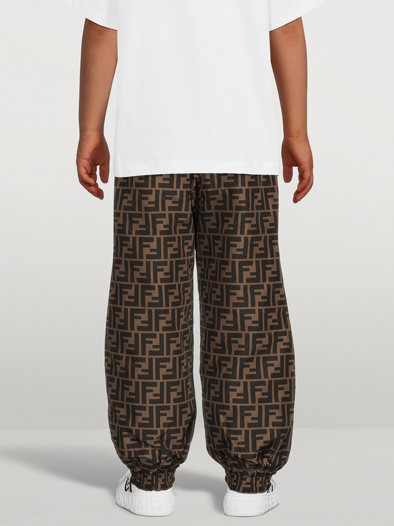 Kids Reversible Sweatpants With FF Print
