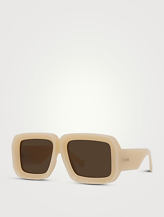 LOEWE Loewe x Paula's Ibiza Mask Sunglasses  White