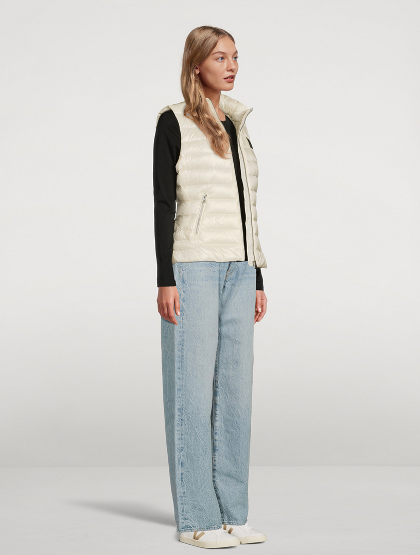 Mackage＊KARLY E3-LITE DOWN VEST WITH PEPLUM＊ダウンベスト MACKAGE KARLY Recycled E3-Lite down vest with peplum