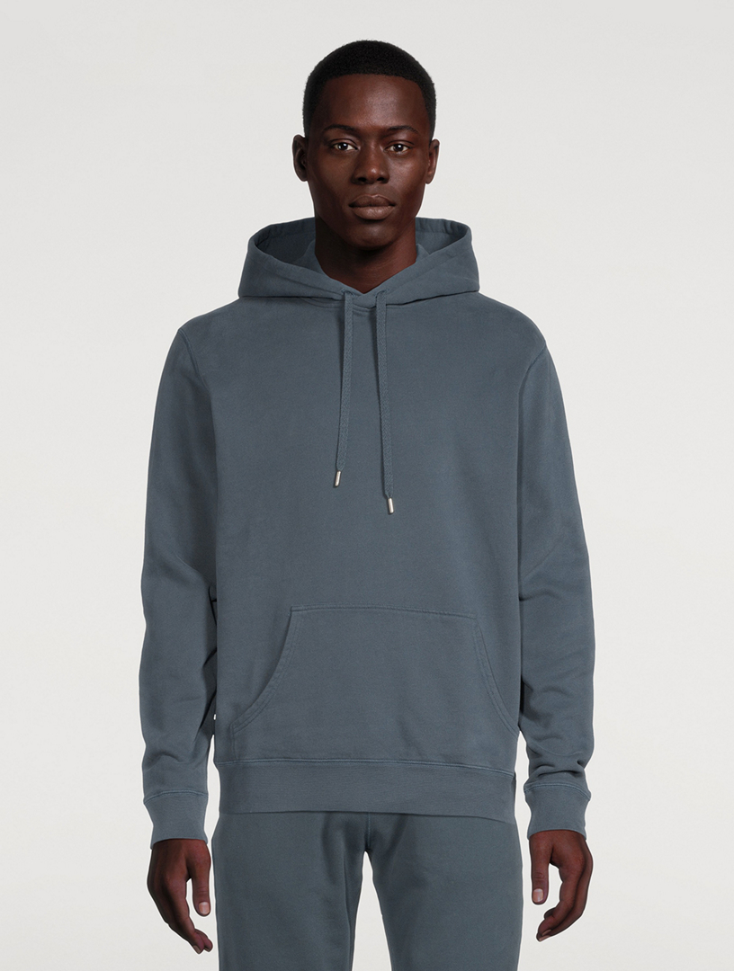 Sunspel cotton best sale loopback overhead hoody