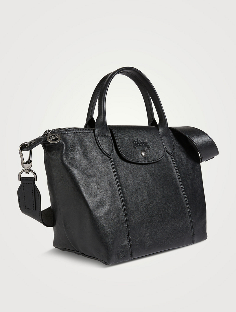 LONGCHAMP Small Le Pliage Cuir Top Handle Bag | Holt Renfrew