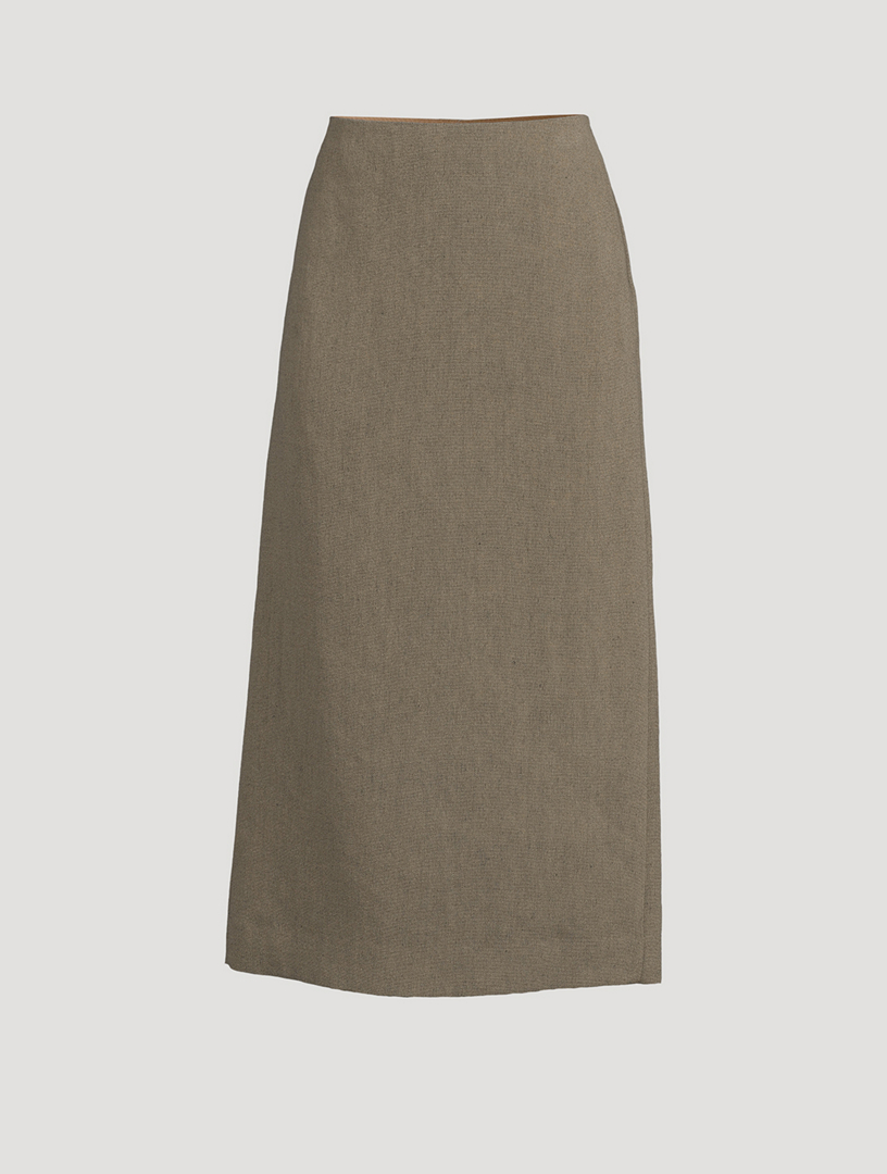 THE ROW Alma Midi Skirt | Holt Renfrew