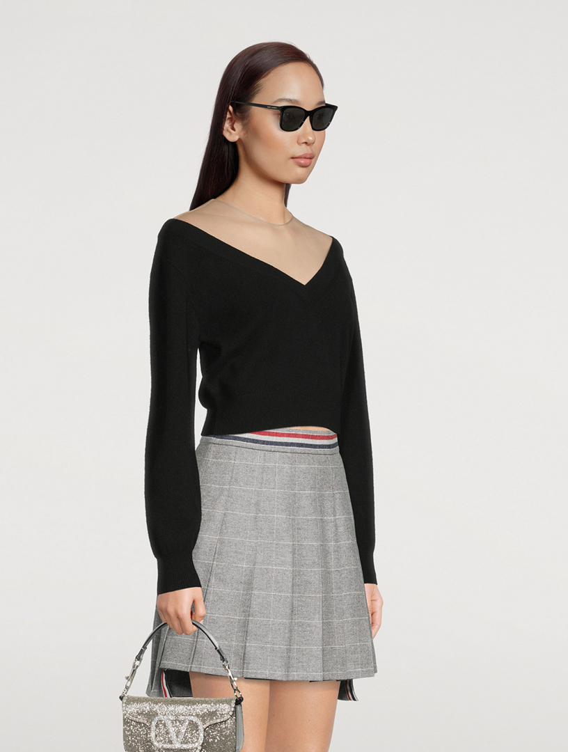 SAINT LAURENT SL 502 Cat Eye Sunglasses | Holt Renfrew display picture 3