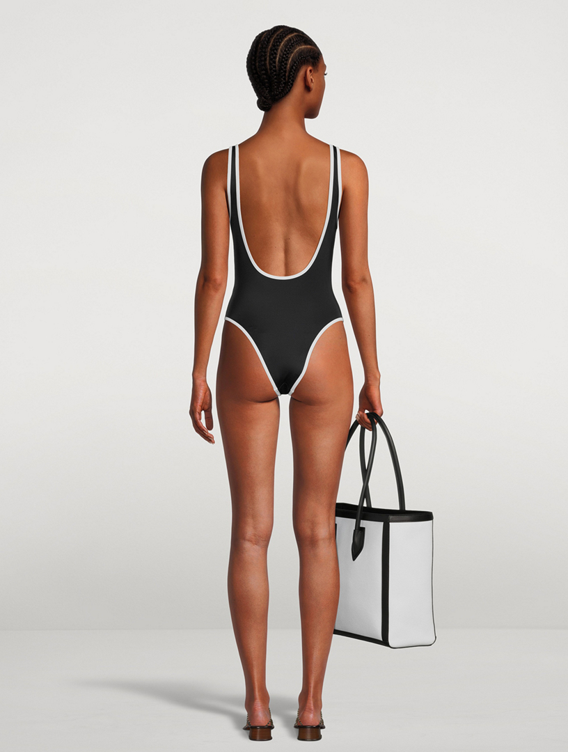 タンキニ Balmain One-Piece Swimsuit - Black Black One-piece swimsuit Balmain - Vitkac France