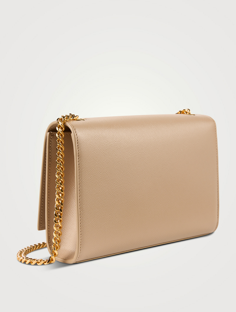 Saint Laurent Small Kate Bag in Taupe