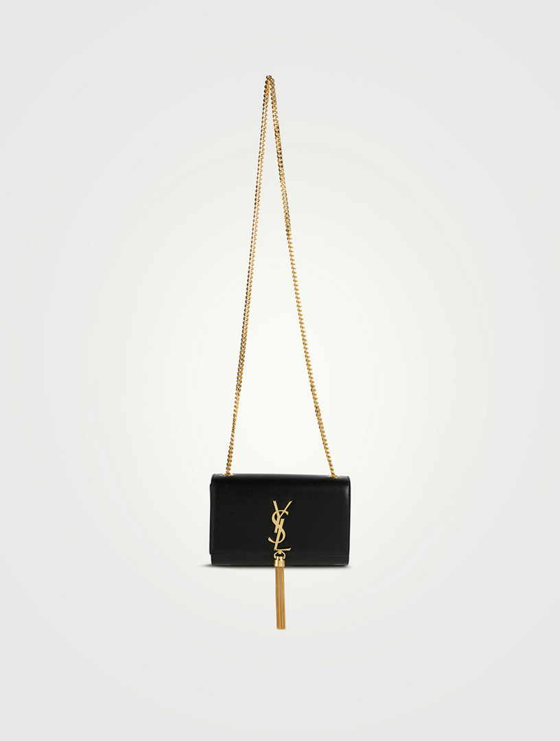 SAINT LAURENT Small Kate YSL Monogram Leather Chain Bag With Tassel Holt Renfrew