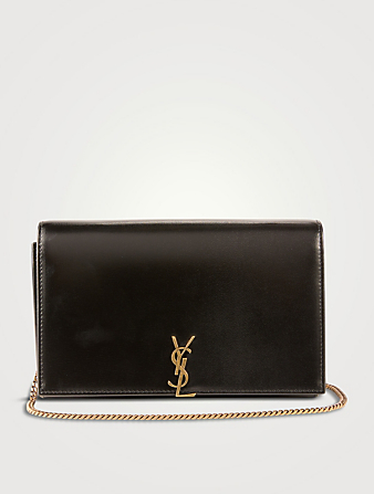 YSL Monogram Leather Wallet Chain Bag