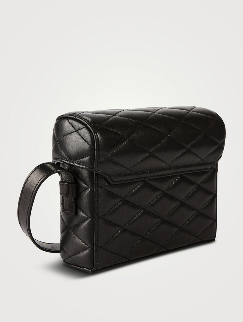 JUNE BOX BAG IN CROCODILE-EMBOSSED LEATHER, Saint Laurent