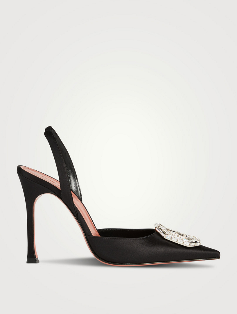 Camelia Satin Slingback Pumps