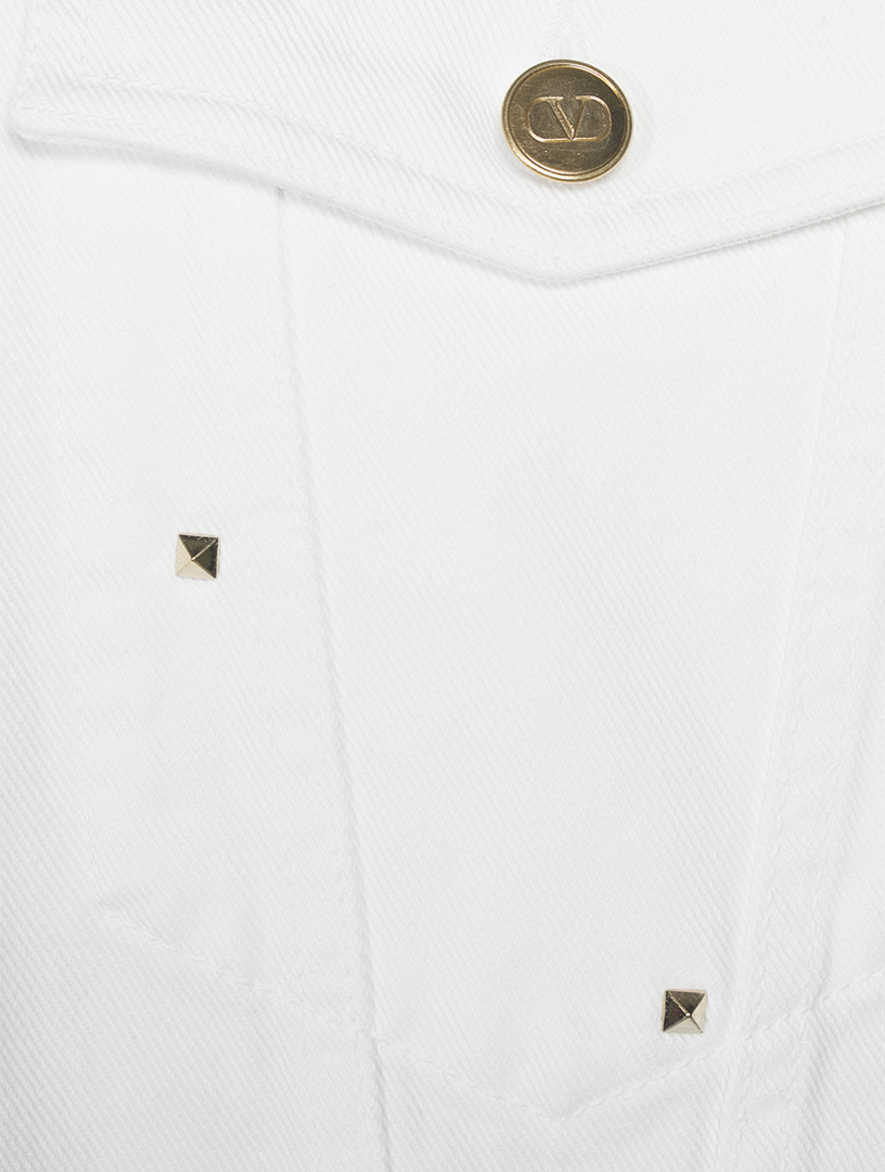Rockstud Spike Denim Jacket