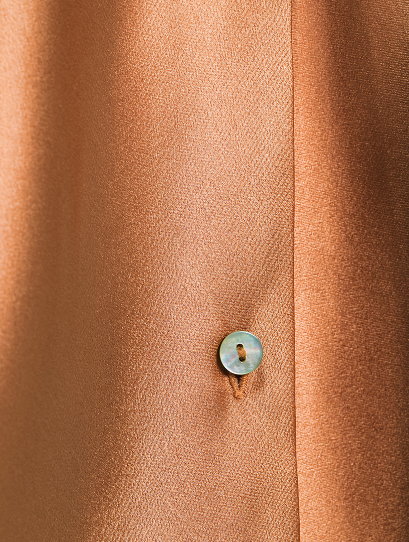 Bias Silk Satin Blouse