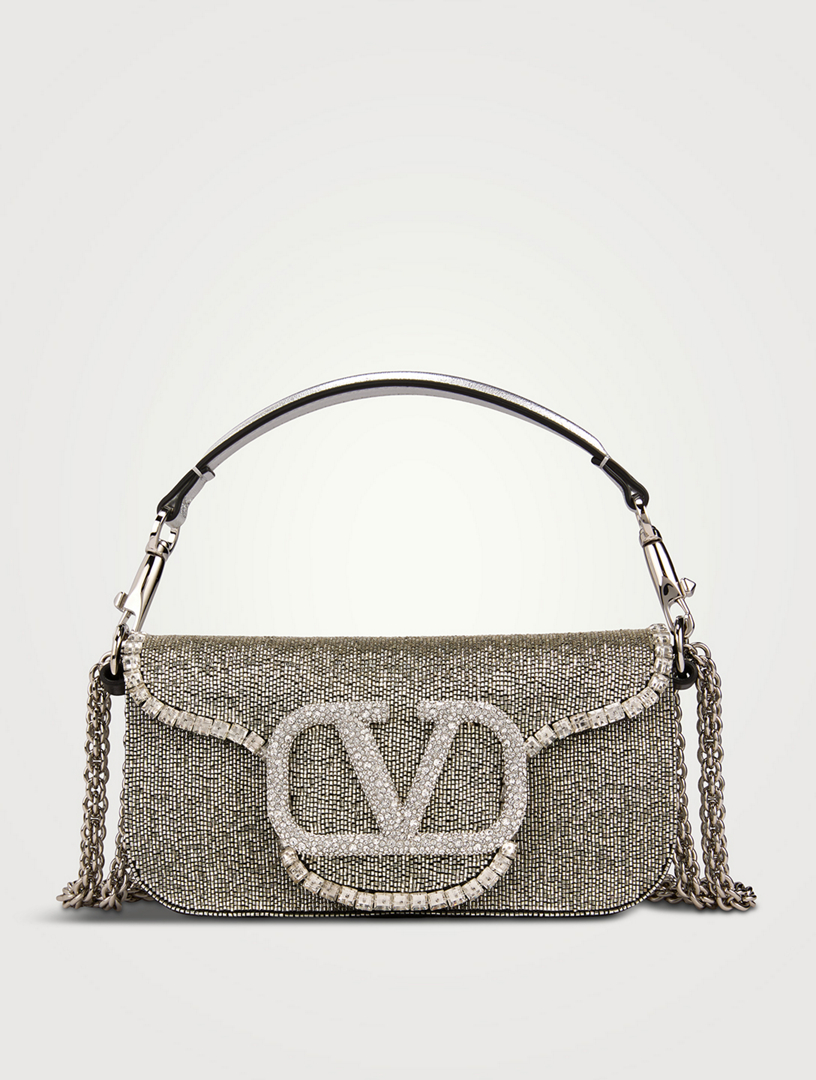 Valentino Crystal Leather Bag