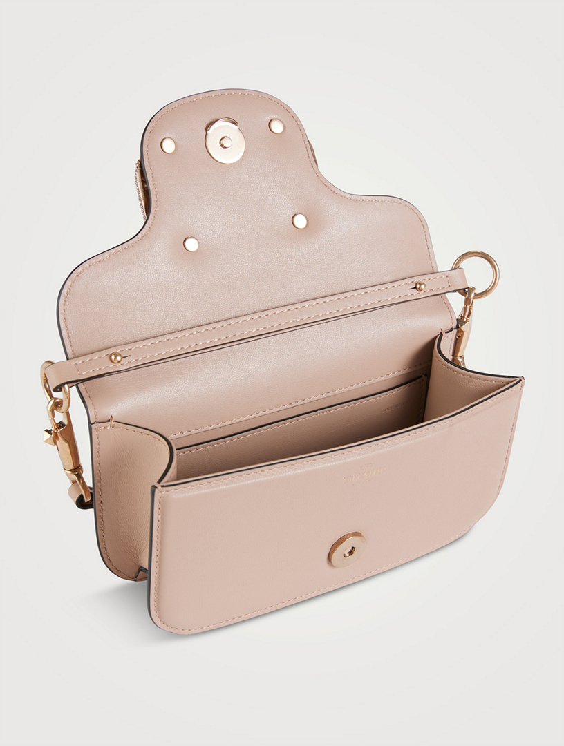 Locò VLOGO small embellished leather shoulder bag