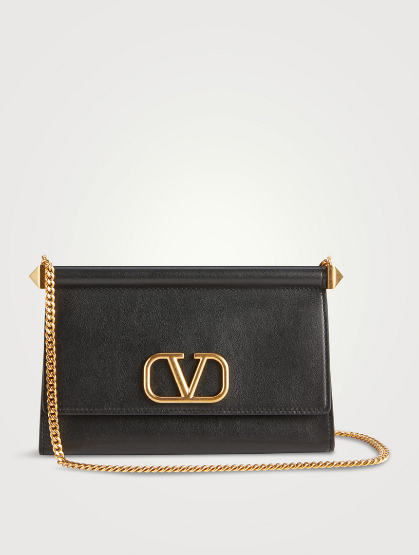 ショルダーバッグ・ポシェット Valentino Garavani Two-Tone Canvas Vlogo Signature Crossbody Valentino Garavani Mini Vlogo Signature Calfskin Crossbody