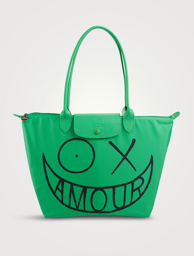 Longchamp x André Large Le Pliage Shoulder Bag