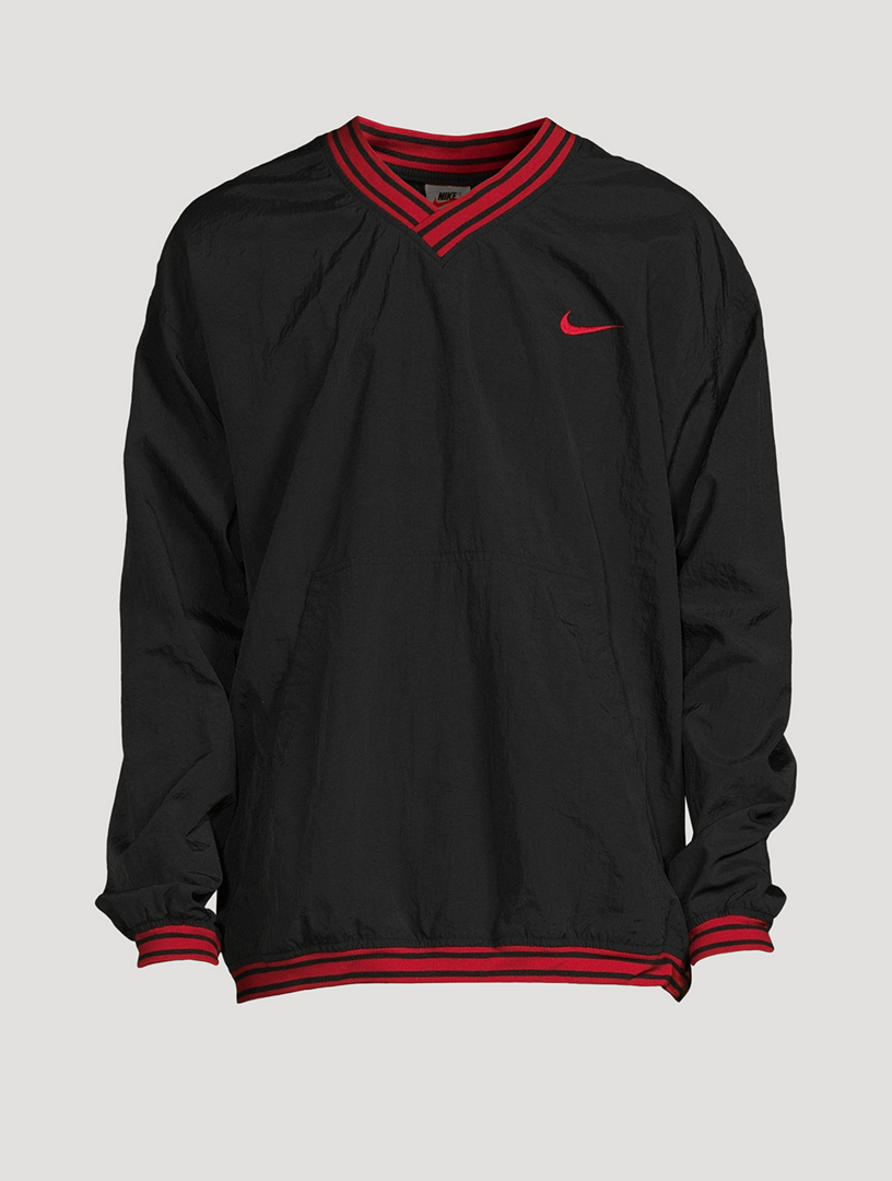 Nike v hot sale neck windbreaker