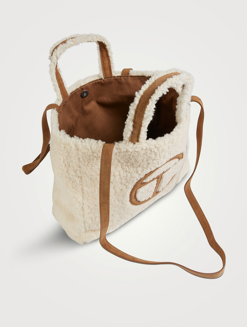 Telfar x UGG Medium Reverse Shearling Shopping Bag