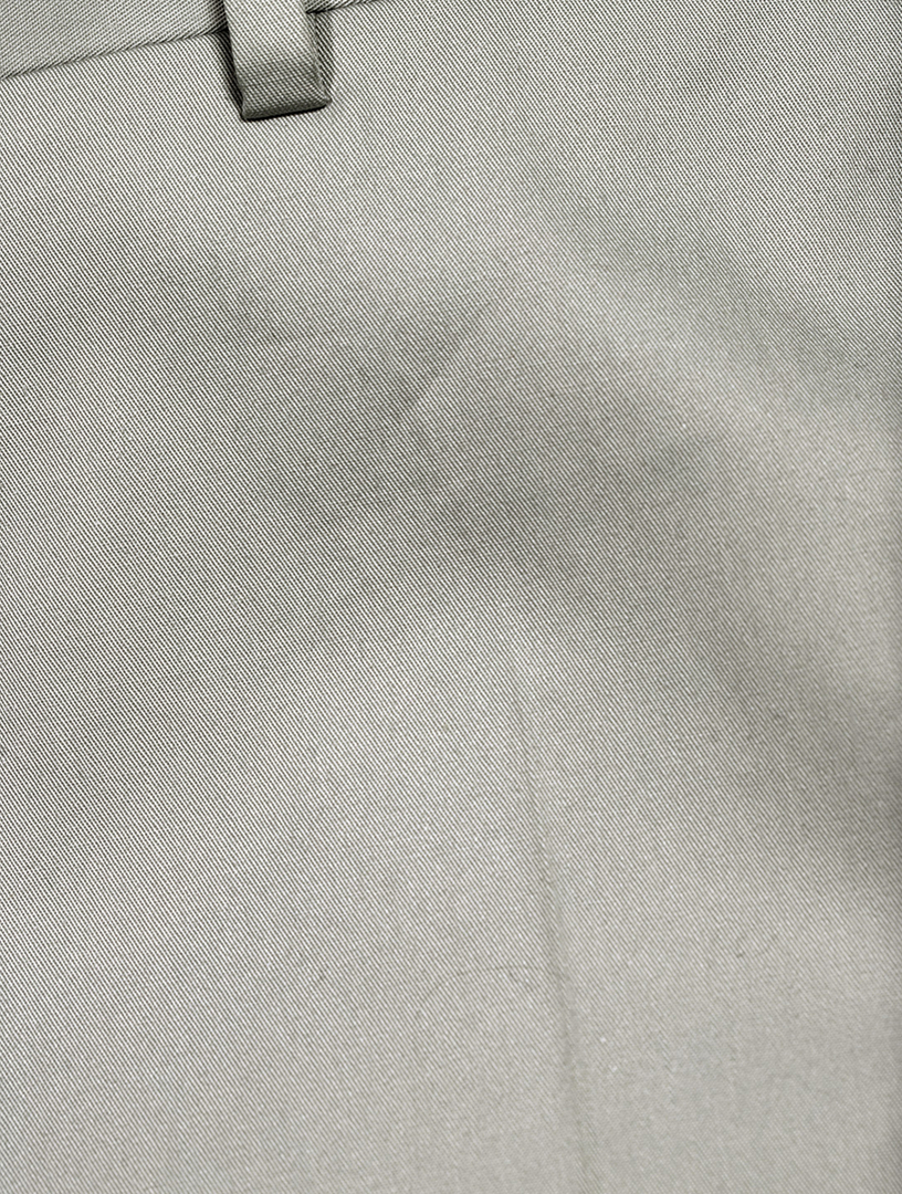 Wool Slim-Leg Pants