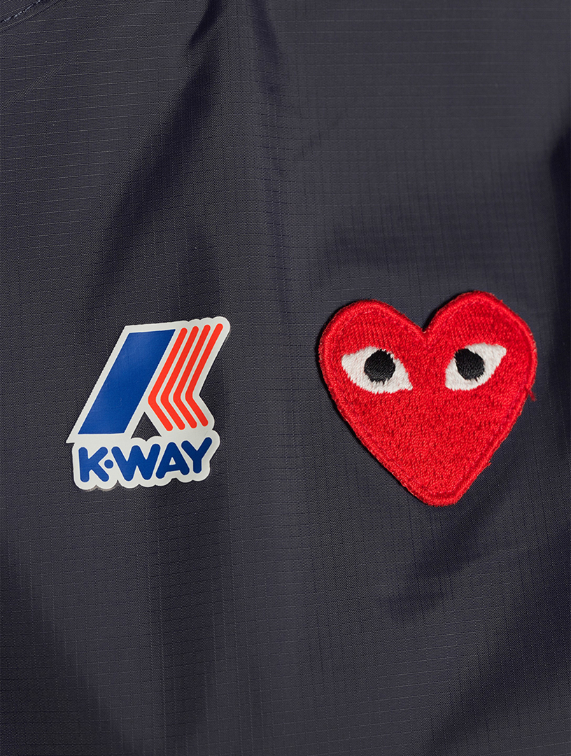 Comme des Garçons Play x K-Way Hooded Nylon Jacket