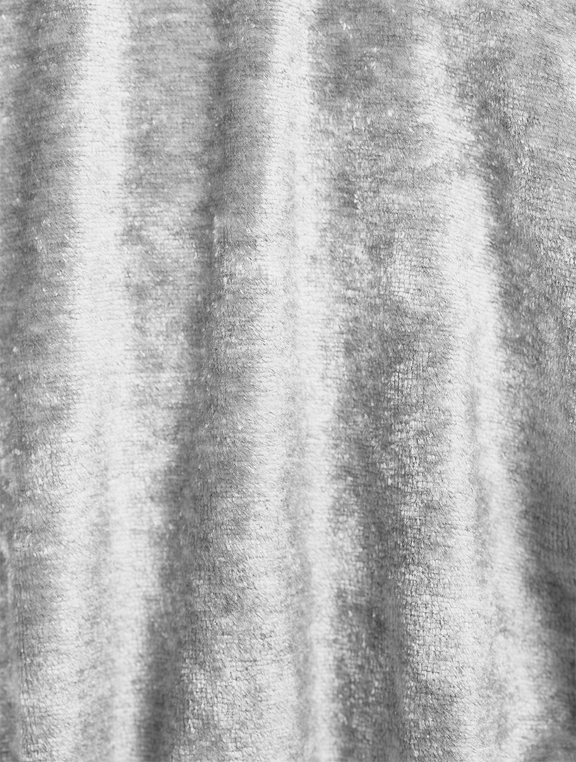 Kids Velour Long-Sleeve Dress