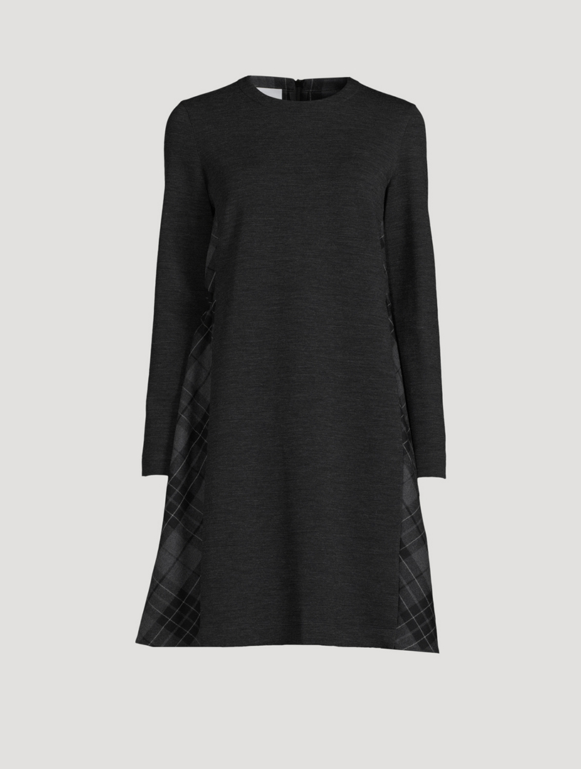 AKRIS PUNTO MixedMedia Wool Jersey Dress Holt Renfrew