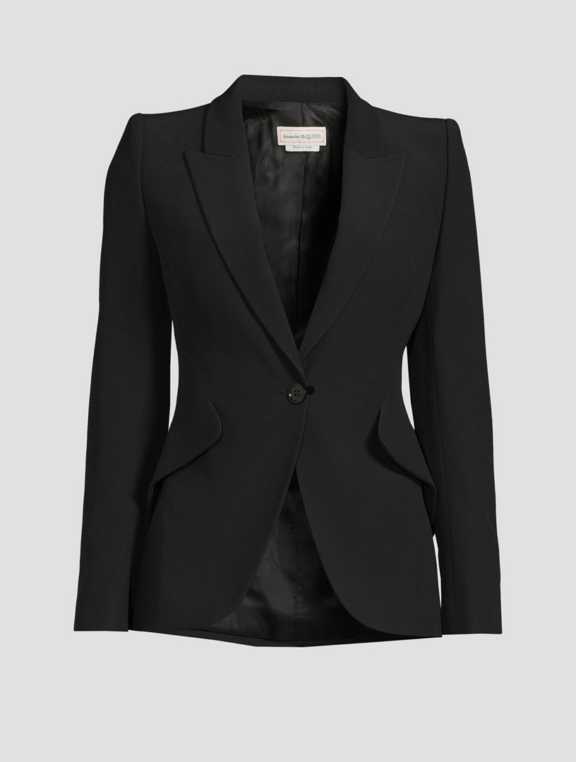 Buy Women Black Solid Blazer Online - 857996