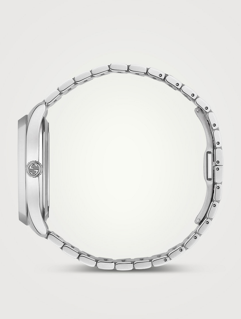 GUCCI G-Timeless Stainless Steel Bracelet Watch  Metallic