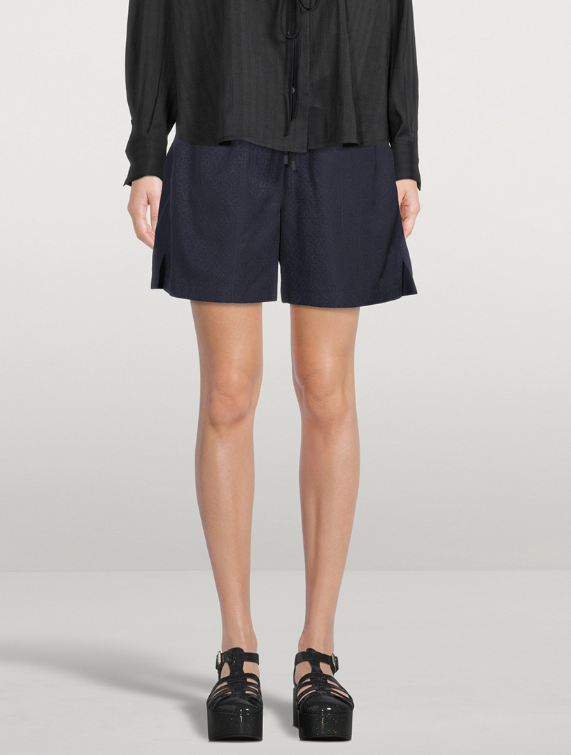 Anagram Jacquard Shorts