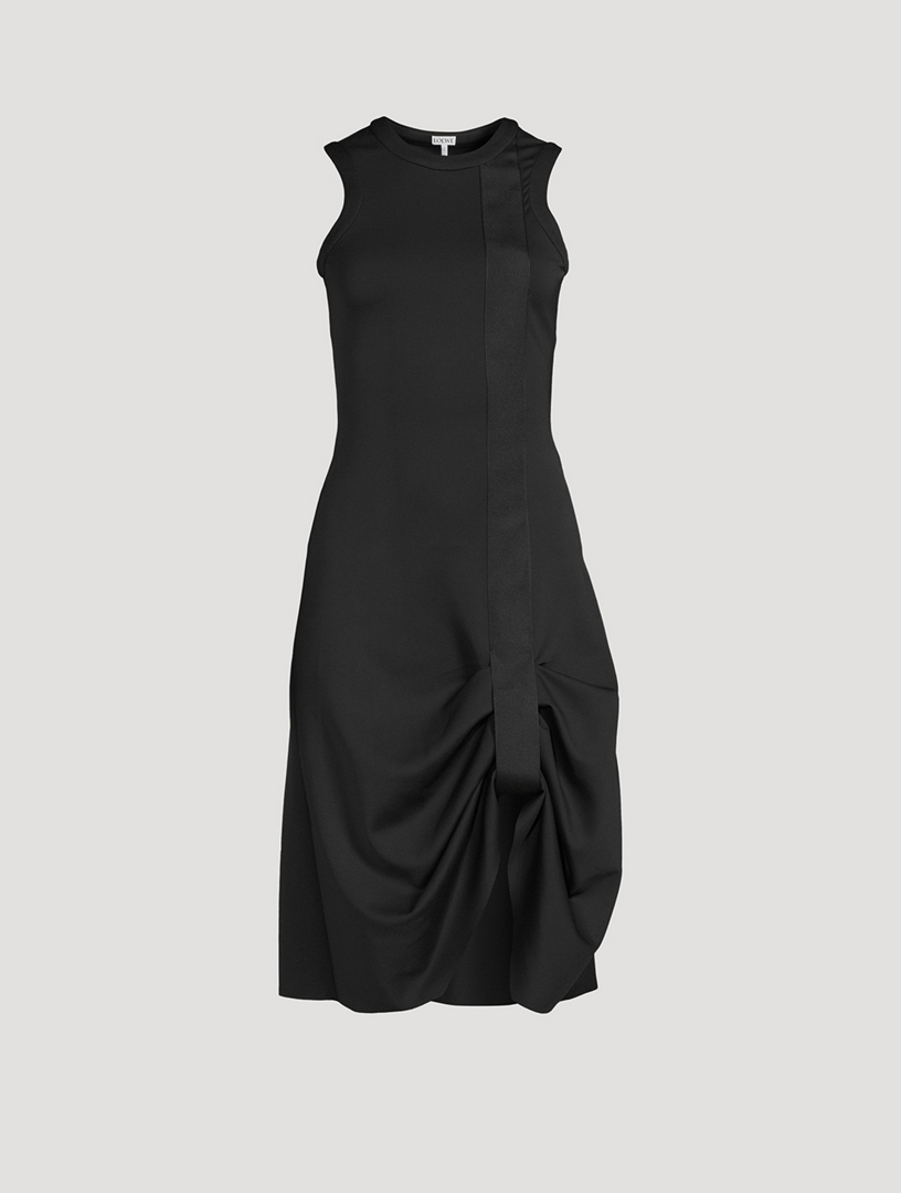 LOEWE Draped Scuba Jersey Dress Holt Renfrew