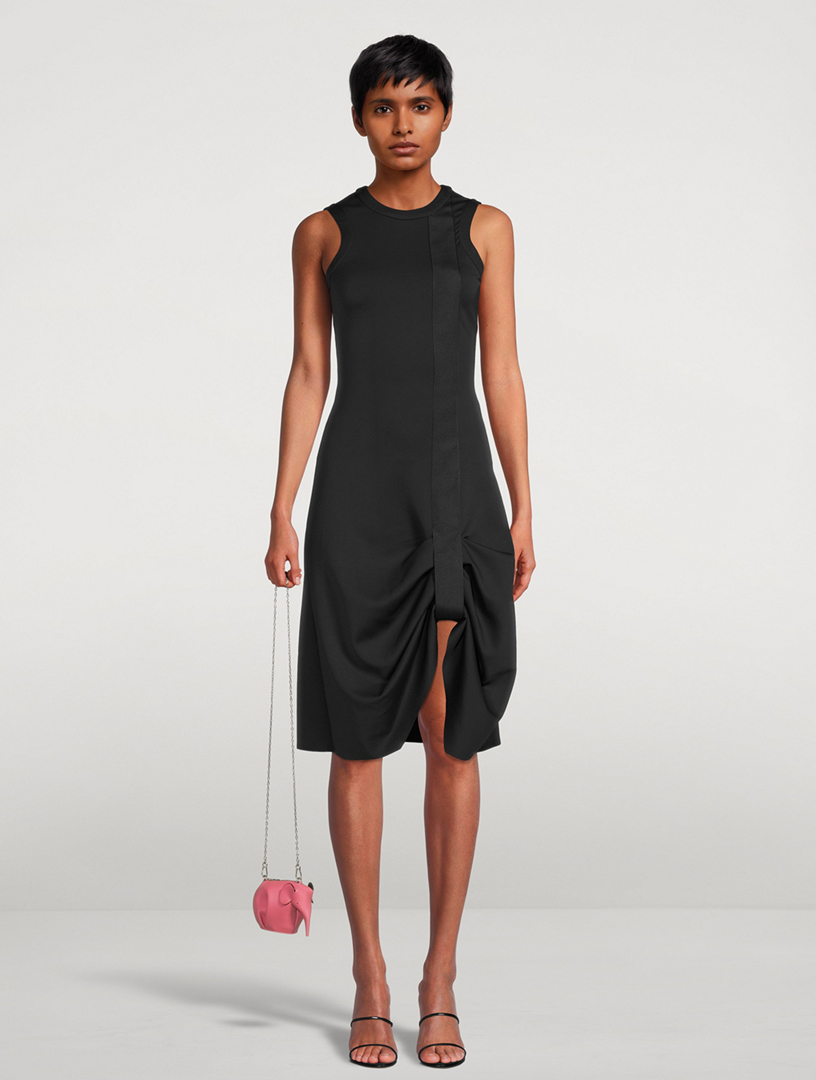 LOEWE Draped Scuba Jersey Dress Holt Renfrew