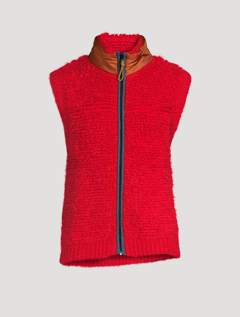 MARNI Wool-Blend Zip Vest | Holt Renfrew