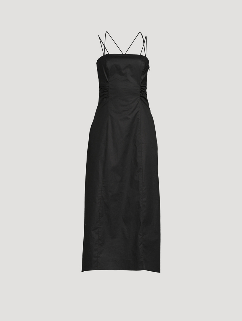 Frame Tie Back Midi Dress Holt Renfrew