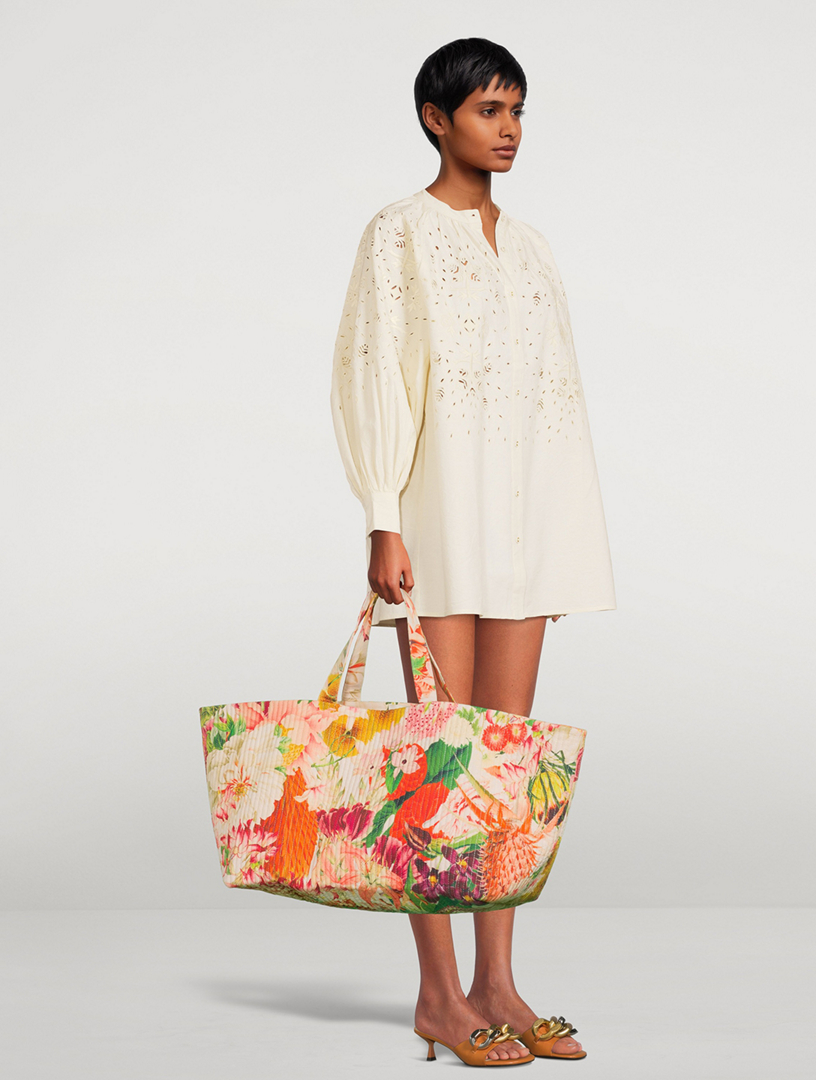 Carrie Printed Tote Bag