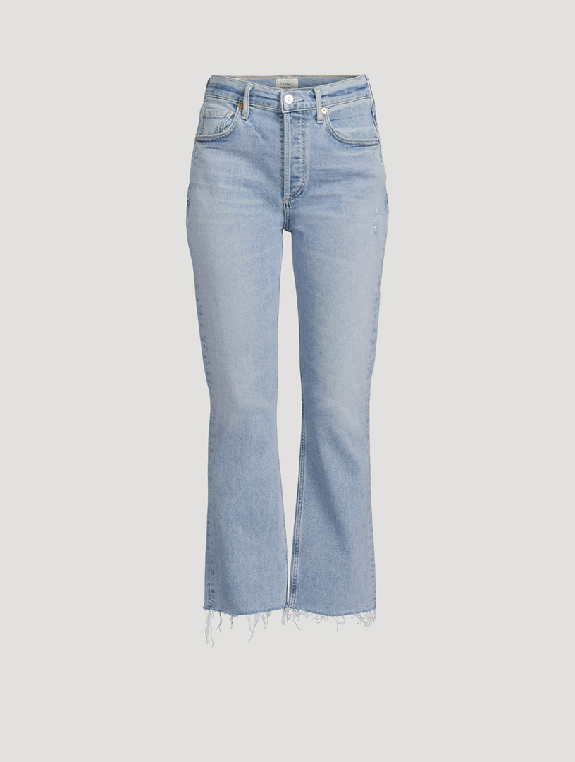 CITIZENS OF HUMANITY Isola Cropped Bootcut Jeans | Holt Renfrew