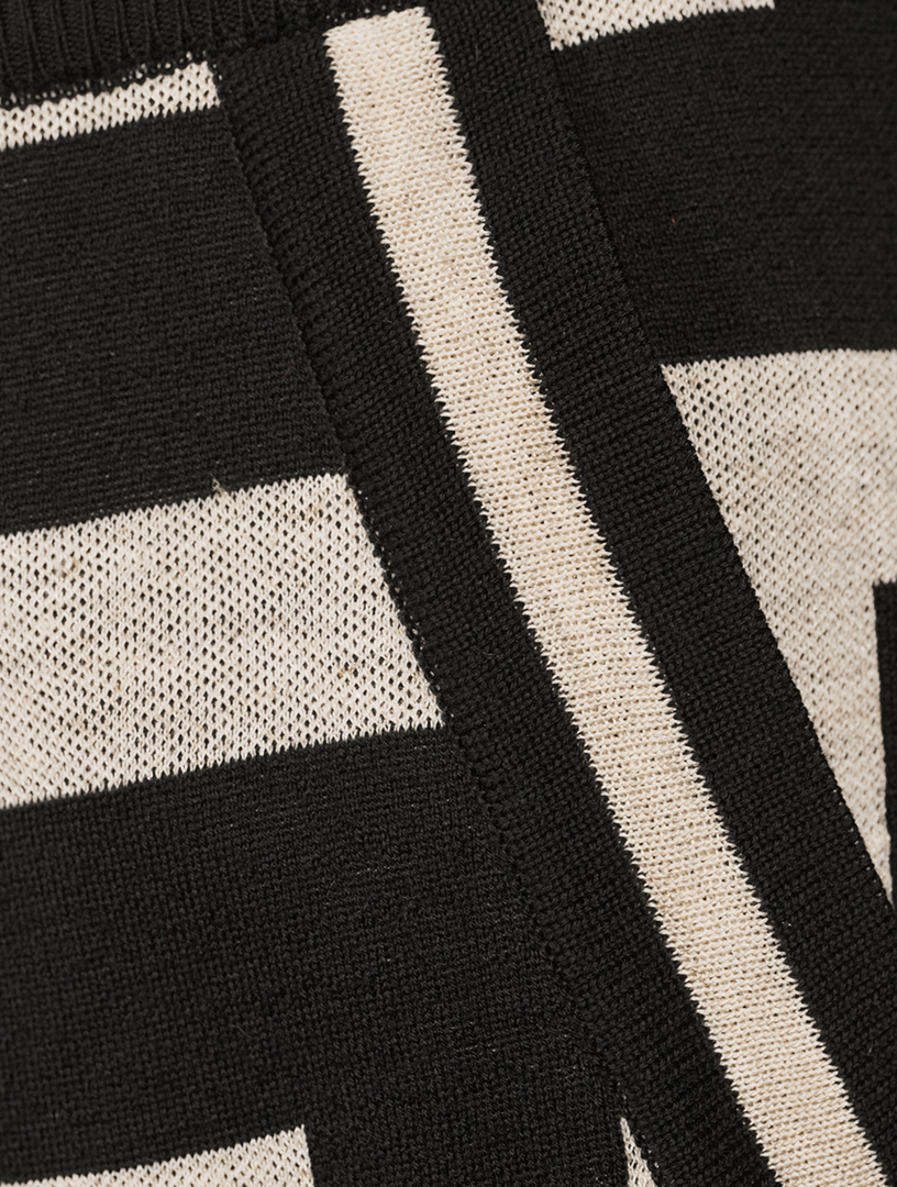 Mega Monogram Wide-Leg Trousers