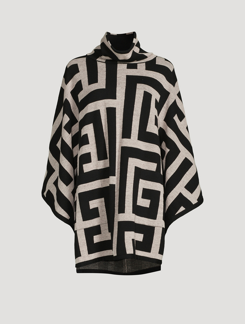 Mega Monogram Poncho