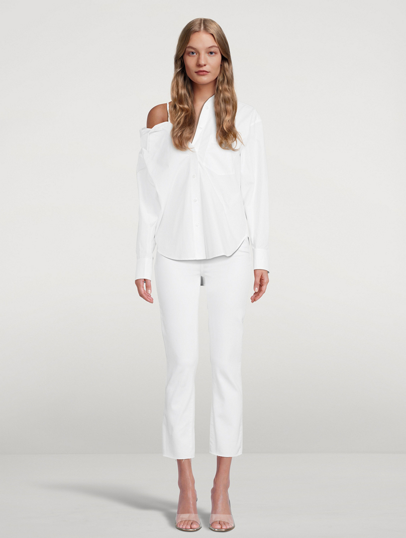 Cindy Crop Straight-Leg Jeans