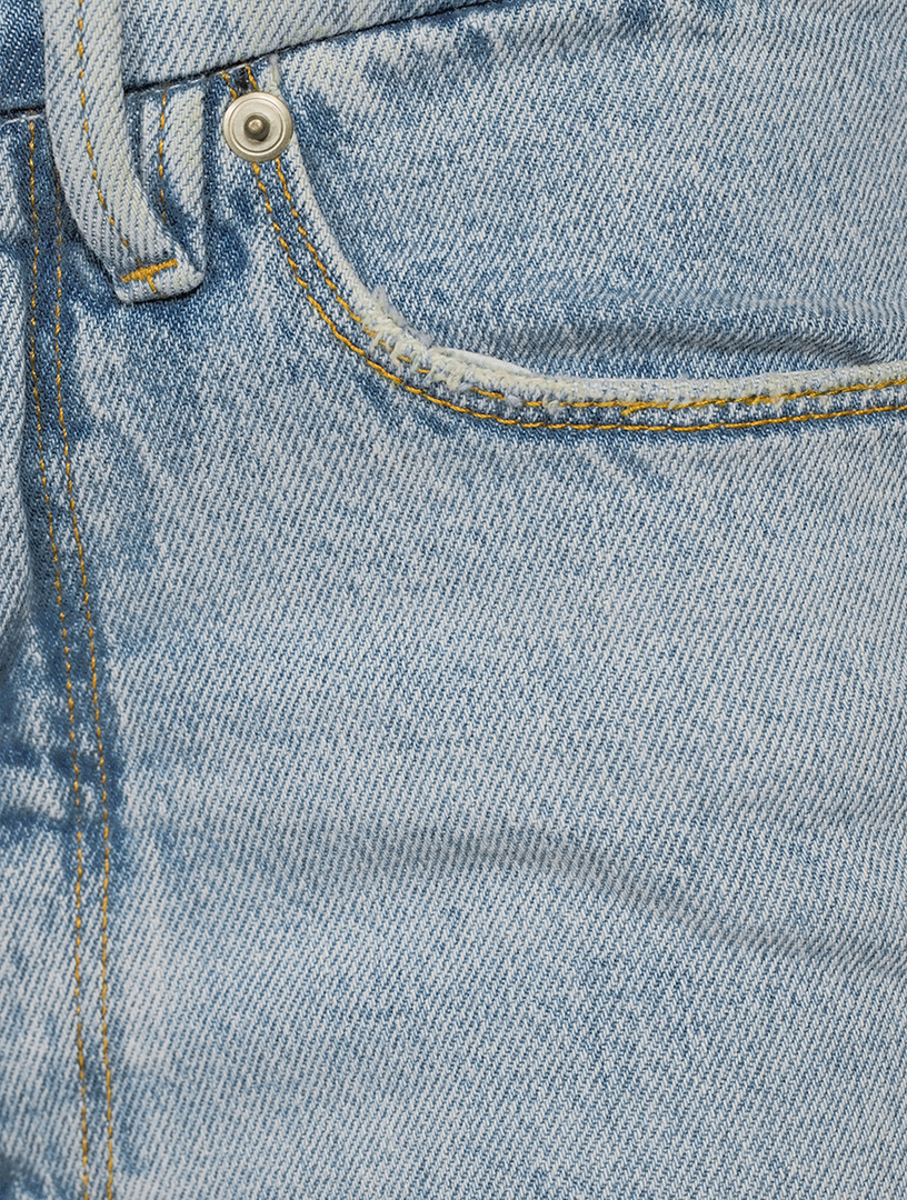 Good Boy Split-Hem Boyfriend Jeans